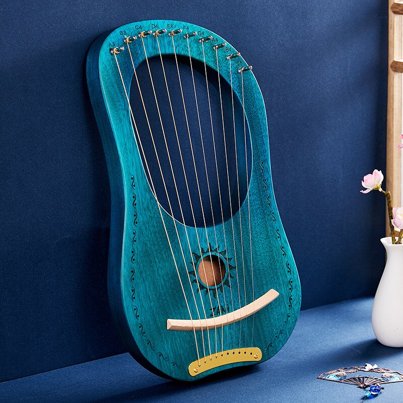 Zani Lyar Harp 10-note Harp Lyre Beginner Lyre Harp portable string instrument: 2