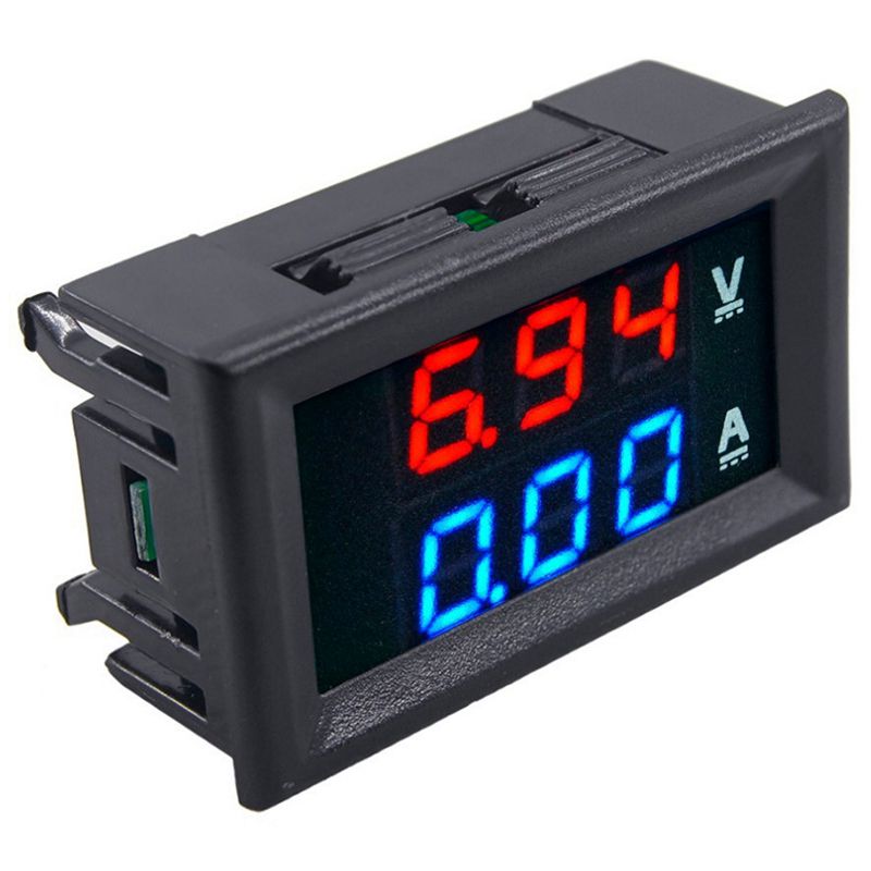 Panel mounted DC digital voltmeter Ammeter 100 V 10 A