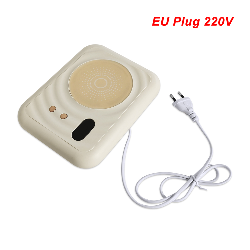 Cup Warmer 2 in 1 Mug Heater Hand Warmer Home Office Multi-functional Electric Mug Heated Coaster for Coffee Milk Tea Dessert: WHITE