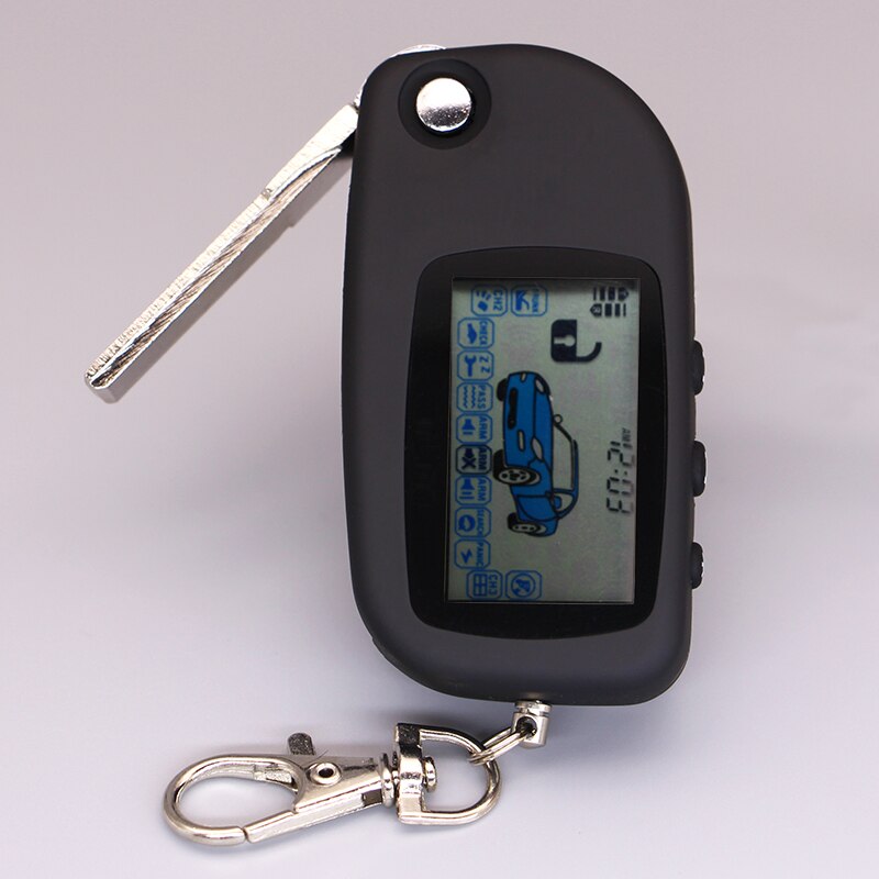Neue Russische FX-8 lcd Anzeige für KGB fx8 lcd Farn zwei-wege Auto alarmanlage mit kippen schlüssel FX 8 Anti-Diebstahl Gerät Zwei-Weg