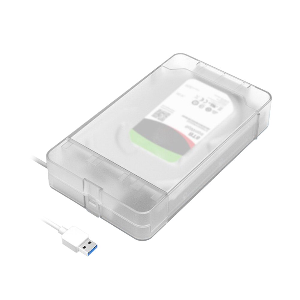 2.5 3.5 Externe Hdd Ssd Harde Schijf Behuizing K10435 Sata Iii Naar Usb 3.0 Adapter Hdd Case Met Usb-kabel pouch
