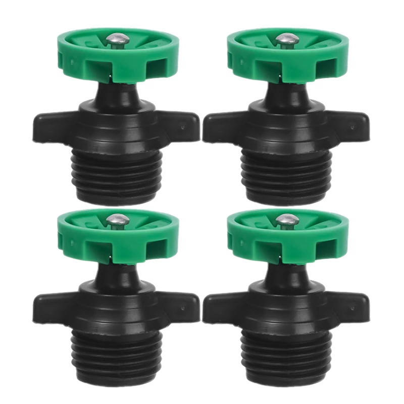 Buse rotative automatique arrosage buse rotative d'irrigation 360 ° Buse d'arrosage pour l'irrigation des fleurs et des légumes de jardin et de pelouse: Black