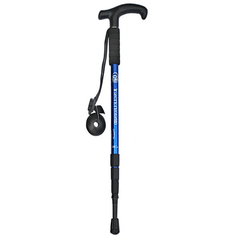 Adjustable Walking Stick for the Elderly Telescopic Crutches for Old Men Women Anti Shock Walking Cane Trekking Pole for Fathers: Blue