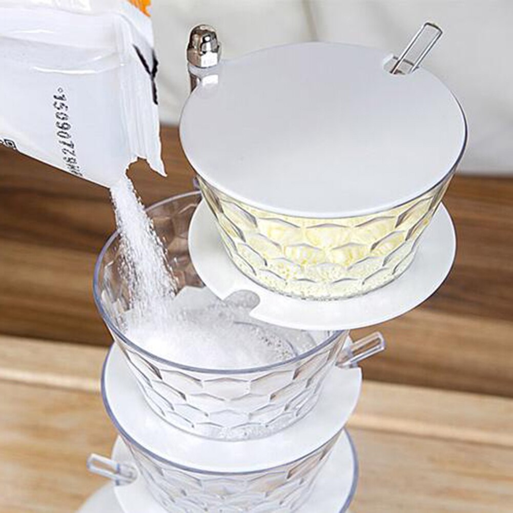 Homiez Zout- en pepervaatje, willekeurige kleur, klein zoutvaatje van glas met deksel, ideaal voor onderweg en keuken, kruidenpotje met dop en afschroefbaar deksel, tegen klonteren Homiez Zout- en pepervaatje, willekeurige kleur, klein zoutvaatje van glas met deksel, ideaal voor onderweg en keuken, kruidenpotje met dop en afschroefbaar deksel, tegen klonteren