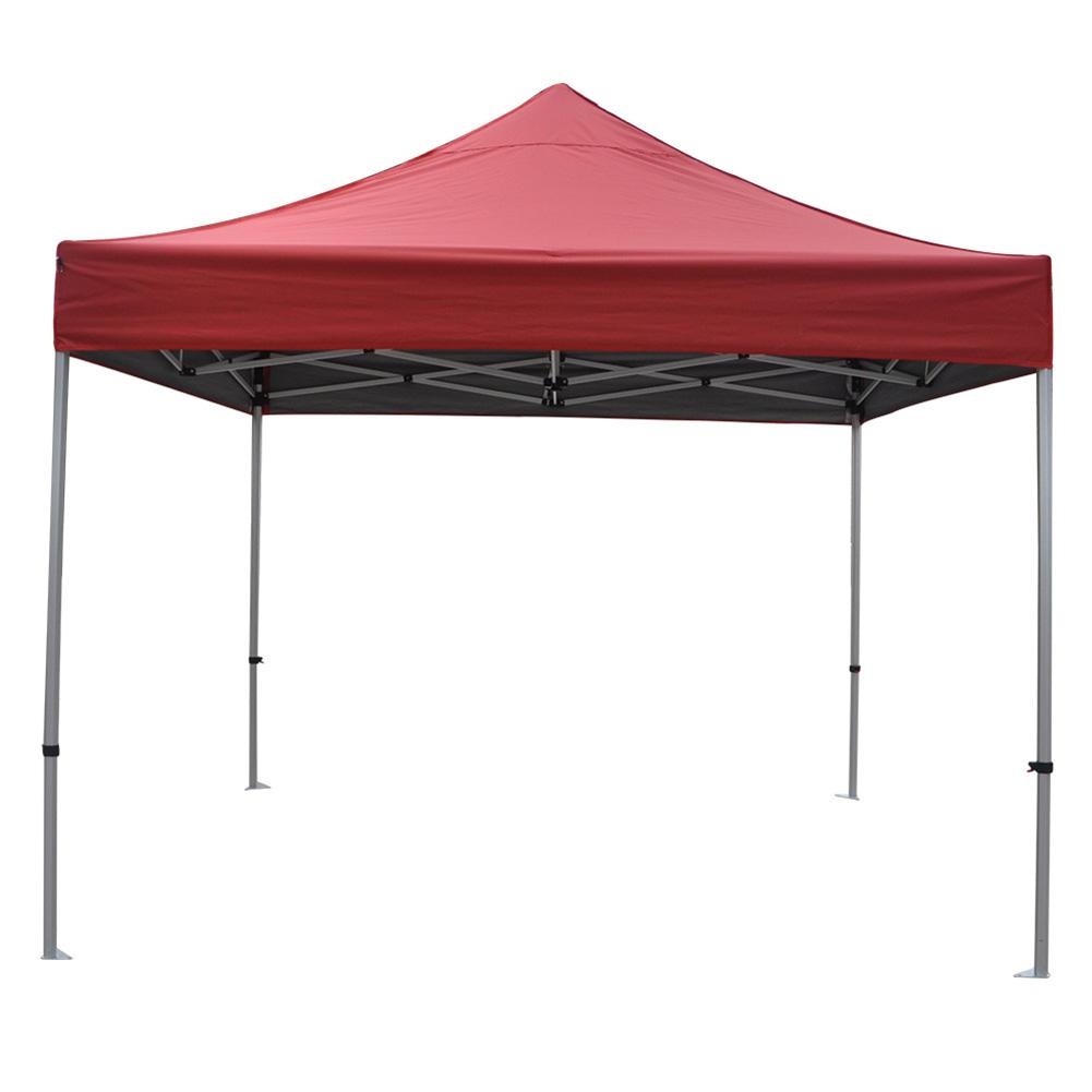 Outdoor Gazebo Cover Waterproof Pop Up Gazebo Top Cover Replacement Cloth Cover for Courtyard Garden Backyard: Red