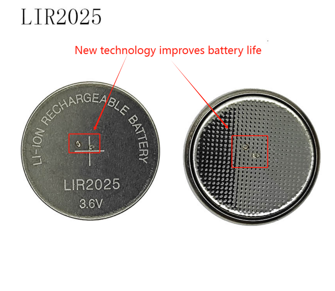 5 sztuk/partia LIR2025 2025 nowy akumulator 3.6V akumulator litowy