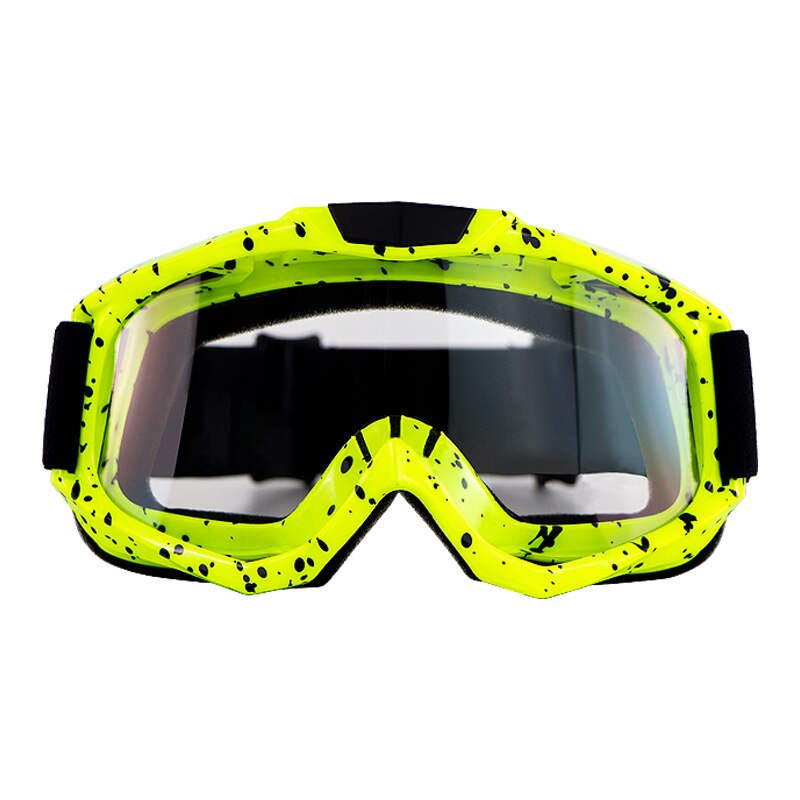 Motorsykkelhjelm langrennsbriller vindtette ridebriller utendørs fjellklatringsbriller goggles  cg15 engelsk versjon: Gull
