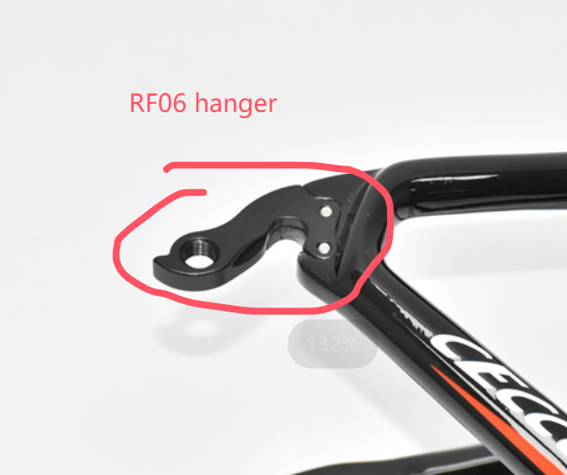 CECCOTTI-Support de dérailleur arrière pour vélo de route, convient uniquement au modèle de la CECCOTTI: Or
