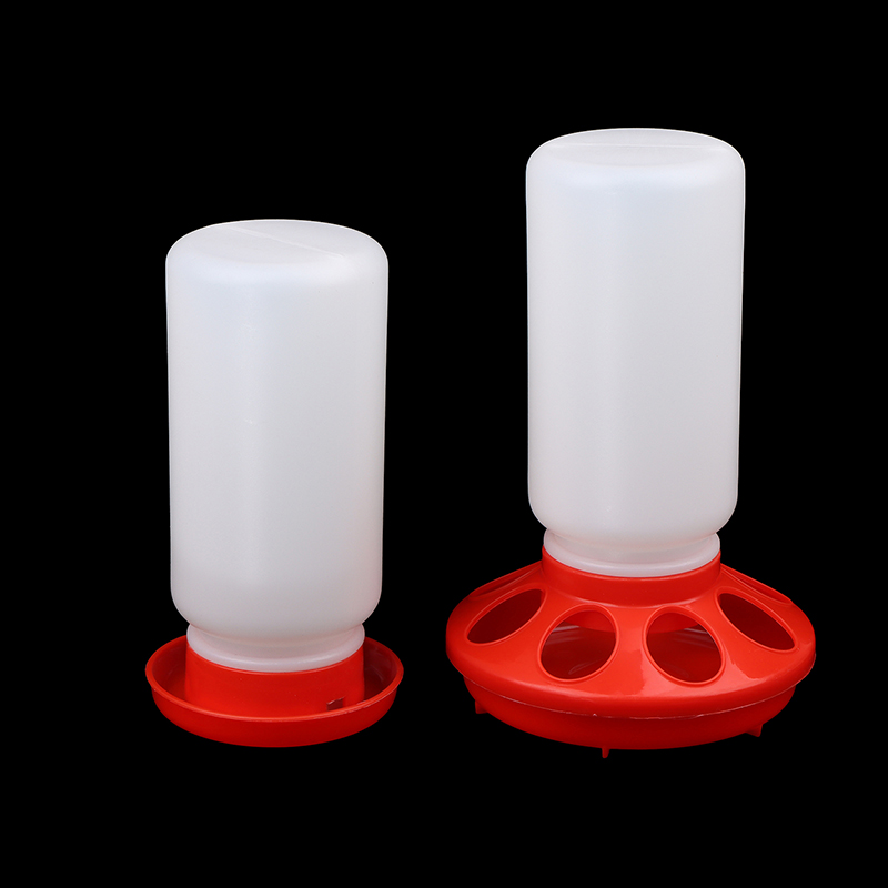 Fjerkræ fortykket foder- og drikkevandsautomat automatisk kylling fugle kylling vandingsspand beholder