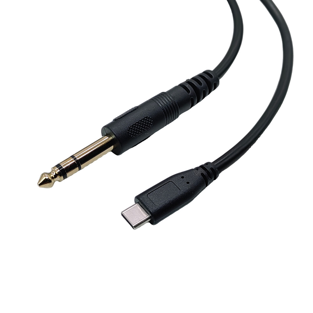 Usb C Naar 6.35Mm Kabel, Type C Naar 6.5Mm Audio Adapter Hulpaansluiting Stereokabel Voor Versterker, Luidspreker, Mengpaneel