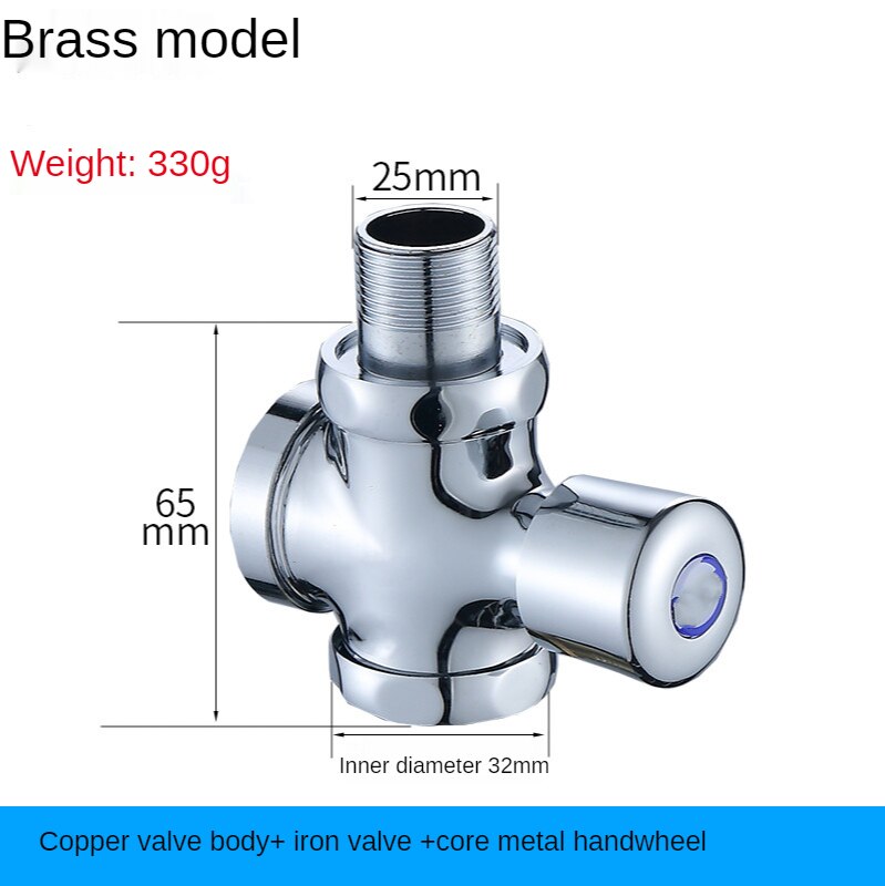 Toilet Flushing Valve Hand-held Toilet Switch Valve Toilet Valve Toilet Time Delay Valve Squatting Pan Quick Open Flushing Valve: 330g-DN20