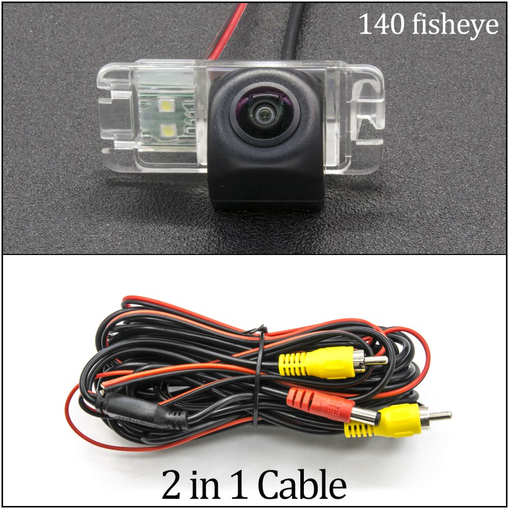 Vehicle Rear View Camera For Ford Focus 2 hatchback Mondeo MK4 MK5/Fusion sedan Fiesta MK6 S-Max MK1 Car: 140 fisheye