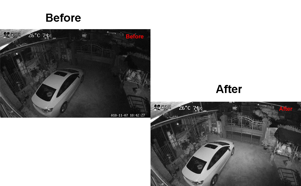 940nm onzichtbaar IR-invullicht 40 m IR-afstand 6 Leds IR-verlichting Licht IR-infraroodlicht voor CCTV-beveiligingscamera