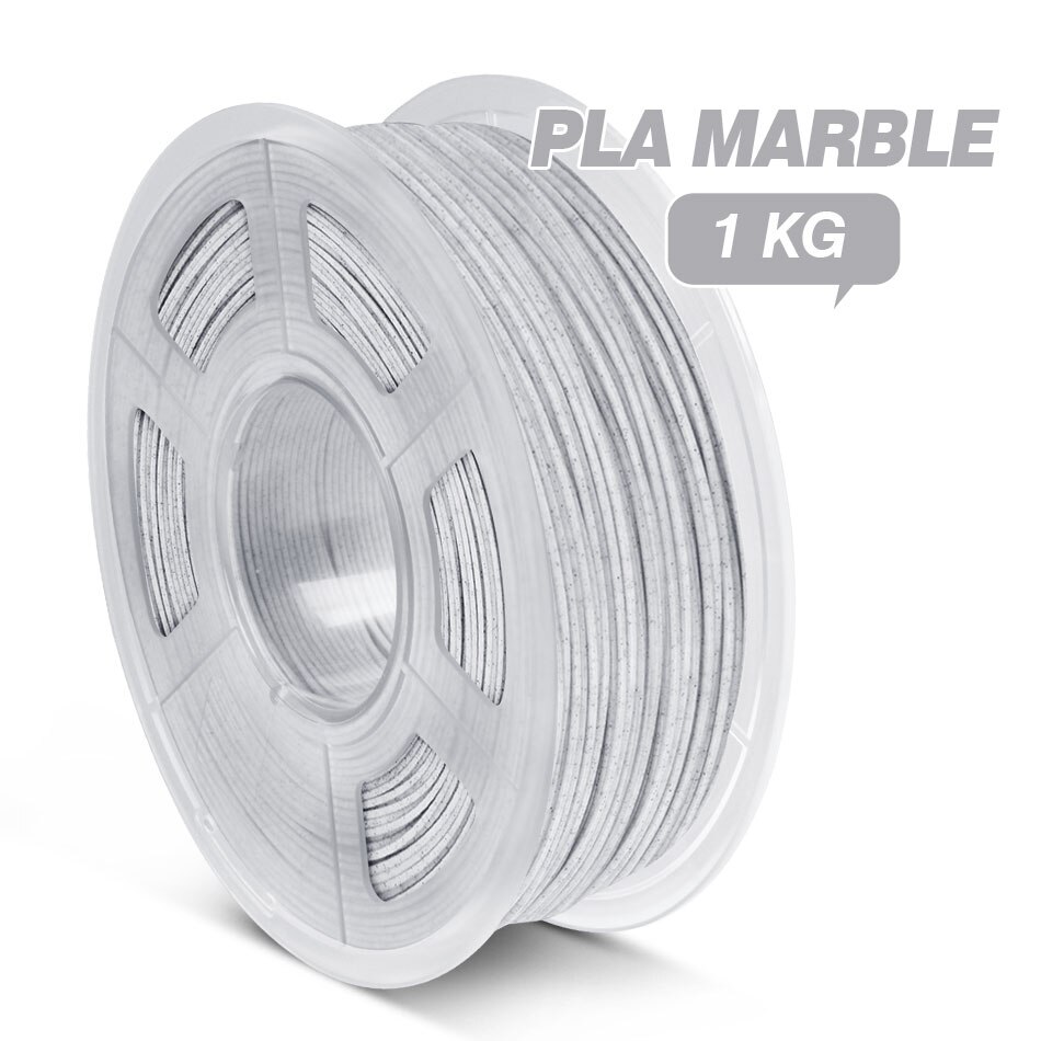 1.75mm PLA /PLA Plus 3D Printer Filament For FDM 3D Printer 1KG With Spool 100% No Bubble Non-toxic PLA /PLA+ Filament: PLA Marble