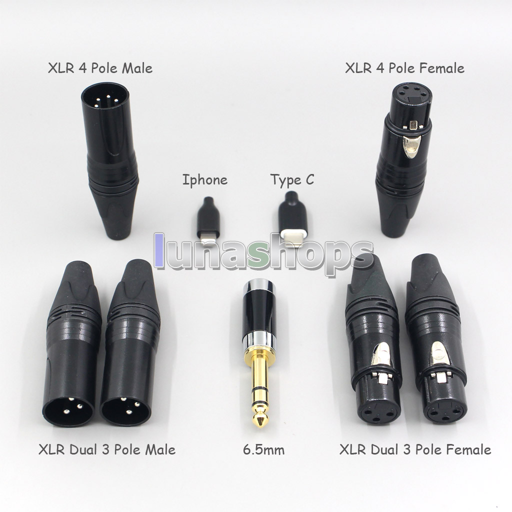 Super Zachte Hoofdtelefoon Nylon OFC Kabel Voor Hifiman Sundara Ananda HE1000se V2 HE6se DEVA he400se Arya He-35x Editie XS LN 007533