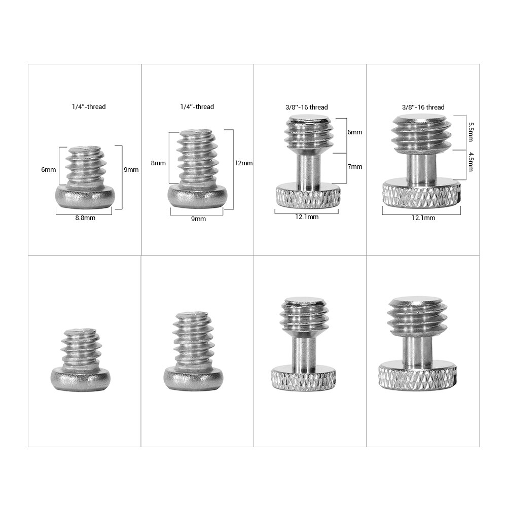 SmallRig 1/4 ", 3/8", M2, M2, 5, M3, M4 pełny zestaw zestaw śpocierać robić klatek kamery akcesoria robić montażu i uchwytów i płyt DIY takielunek - 2326
