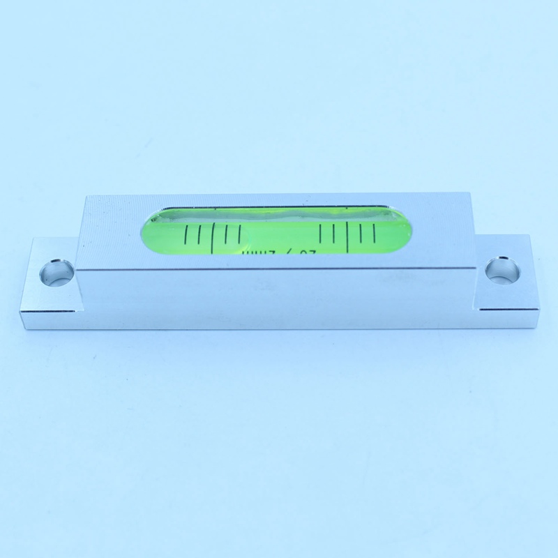 Qase-tarkkuusmetalli pitkä nauhataso kupla tarkkuus 20 " /2mm vihreä valkoinen väri