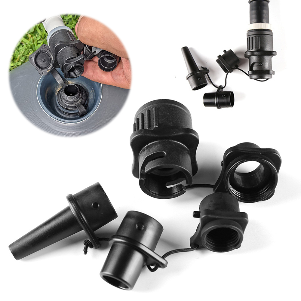 5-in-1-Luftventil-Adapter-Set, Kompressor-Ventil-Adapter für SUP-Board, Schlauchboot, Pumpenadapter, Reifenkompressor-Konverter