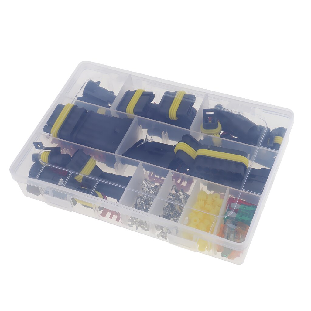Auto 1/2/3/4/5/6 Pin Way Elektrische Connector Terminal Kit Stabiele Verbinding