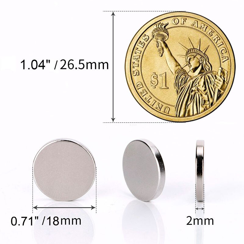 10 20Stck 18x2 18x3 18x4 15x2 12x2mm Runde neodym Starke Neodym Magnet Magne Selten Erde Neodym Starke Magnete Magnet