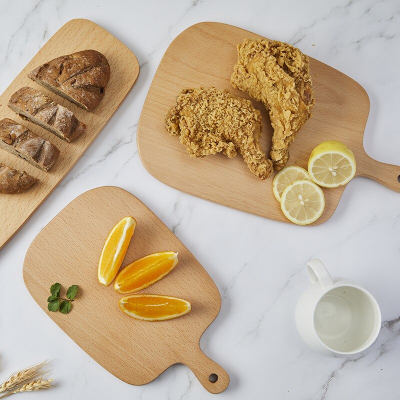 Beuken Walnoot Snijplank Hout Keuken Massief Hele Hout Onderstam Fruit Lacquerless Houten Snijplank Keuken Houten Board