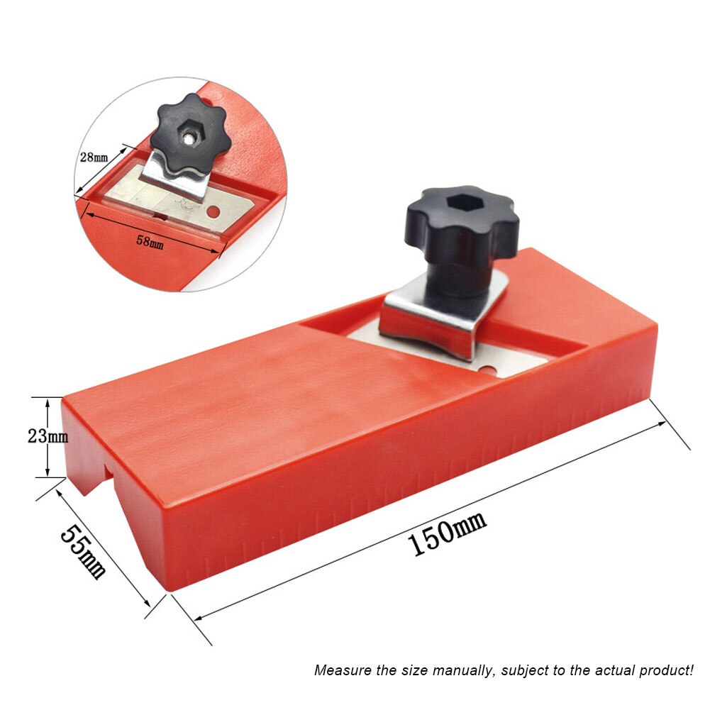 Manual Gypsum Board Woodworking Planer Manual Flat Square Plane Drywall Edge Plasterboard Wood 45 Degree Carpenter Chamfer Tool