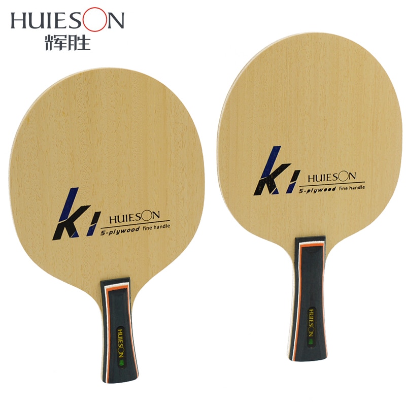 Huieson Mango Fino Hoja de Tenis De Mesa de Entrenamiento Ultraligero 5 Capas de Tilo de Ping Pong Paddle Hoja 70 +-5g Accesorios de Tenis De mesa