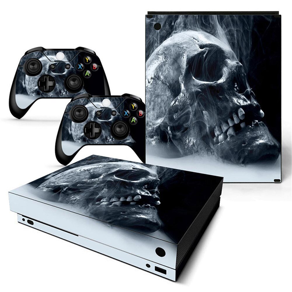 Game Full Cover Skin Console &amp; Controller Decal Stickers for Xbox One X Skin Stickers Vinyl: TN-XBONEX-5046