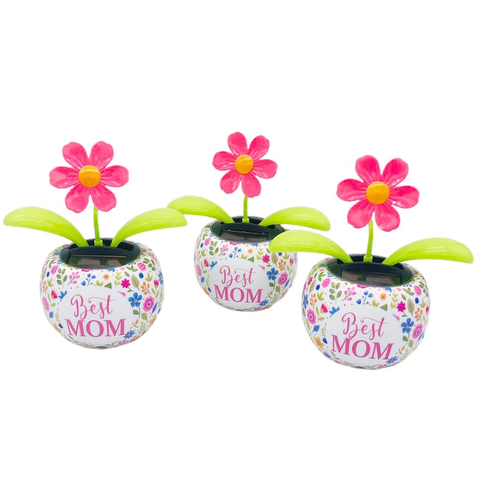 Solar- Tanzen Blume Solar- Blume Auto Innen Ornamente Dekorationen Auto Armaturenbrett Schwingen Spielzeug Auto Dekor freundlicher Spielzeug