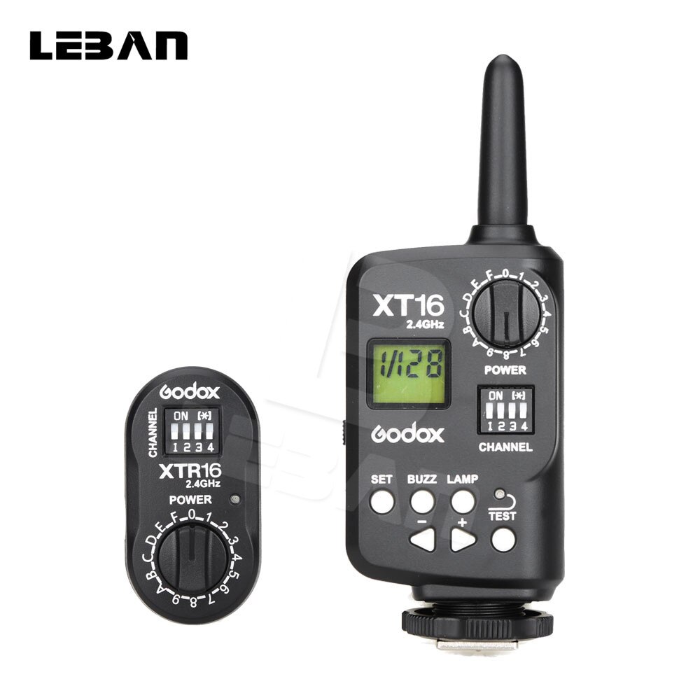 Godox XT-16 XT16 Wireless Radio-Controlled Flash Trigger for Godox Witstro AD360 DP/DE/QT/SQ/GT/GS Series Studio Flash Light