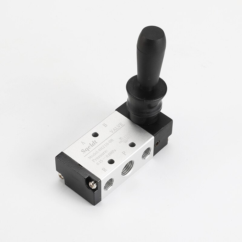Twee-positie vijfweg 1/4' PT handbediende controle pneumatische handklep 4h210-08 - China Handbediende klep, pneumatische solenoïdeklep Twee-positie vijfweg 1/4' PT handbediende controle pneumatische handklep 4h210-08 - China Handbediende klep, pneumatische solenoïdeklep