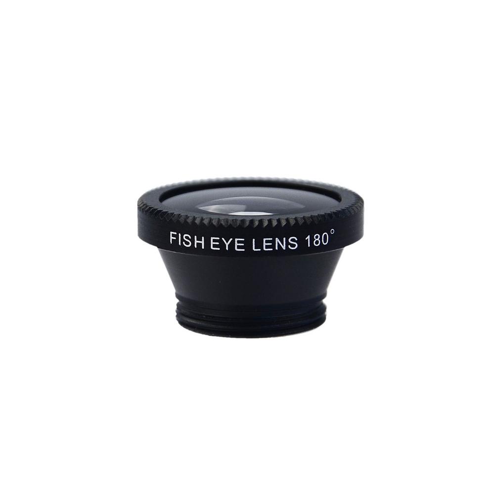 Universal- 3 in 1 Telefon Kamera Objektiv Bausatz Fisch Auge Weitwinkel Makro Fisheye Objektiv Zoomen Für Iphone Xiaomi huawei Smartphones