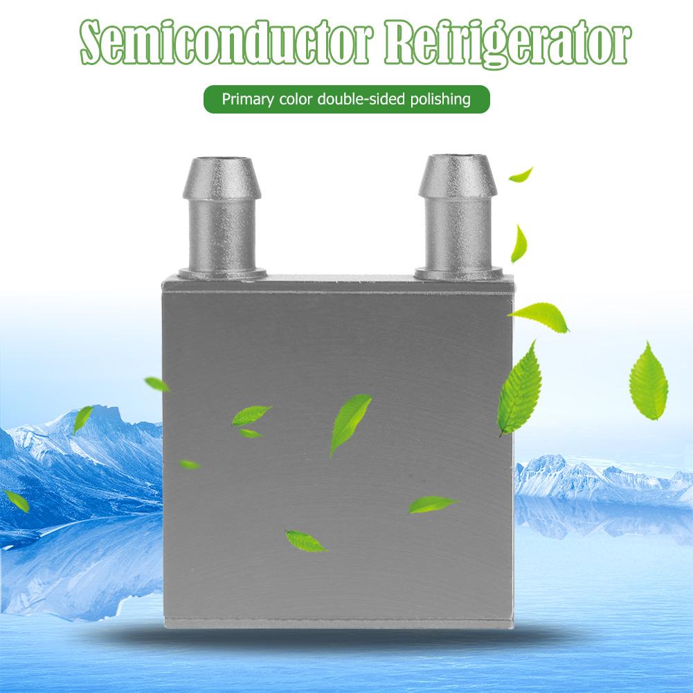 Aluminum Alloy Silver Liquid-Water Cooling Block CPU Heat Sink System Radiator Exclusive Water-Cooled Head Plate and Exchanger