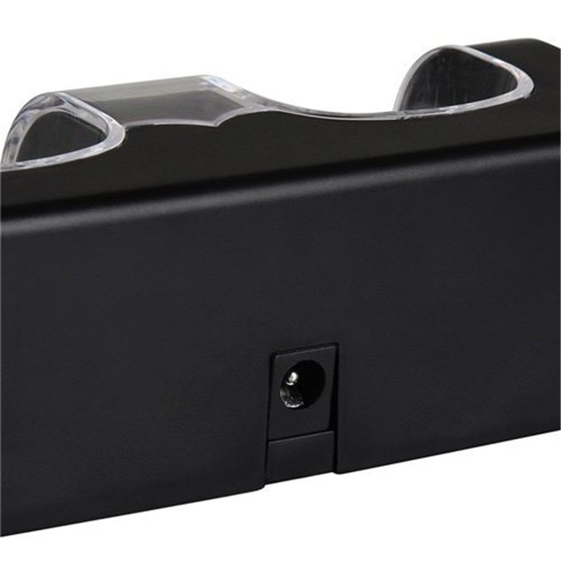 ! Use Blue LED light Remote Controller Dual Charging Dock Station + 2x 2800mAh Battery Pack With for WiiBest