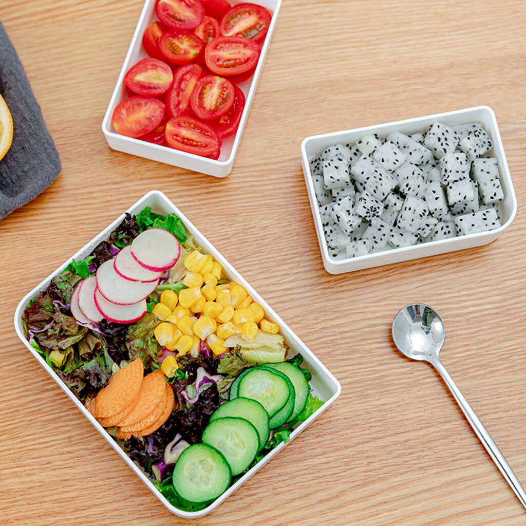 Microwave Portable Compartment Lunch Box Container Leakproof School Food Box Microwavable Containers Home Lunchbox