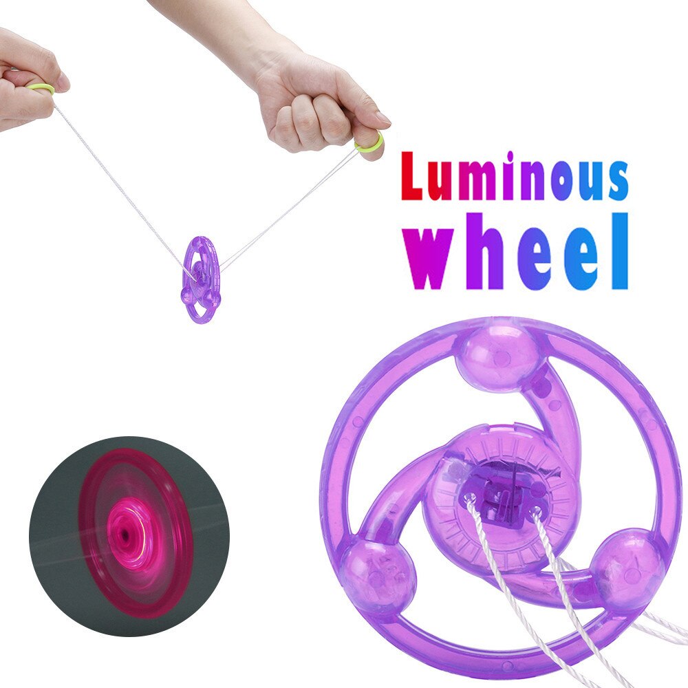 Cool LED Luminous Wheel Glow Kids Children Party Favors Glow Toys For Children