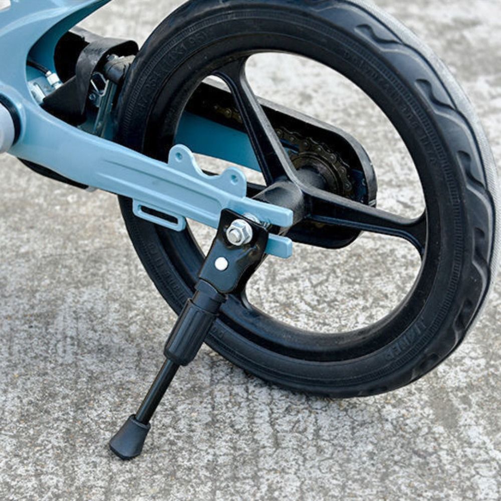 Parkeringsstöd för barncykelstöd fotstöd enkel installation cykelstöd 12/14/16/18/20/22 tum metall