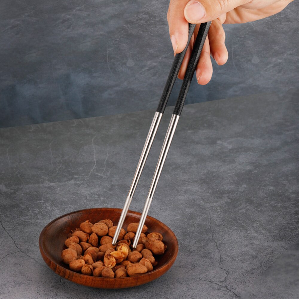 Titanium Chopsticks with Carbon Fiber Outdoor Chopsticks Tableware Exquisite Non-slip Palillo Chino Reusable Chopsticks