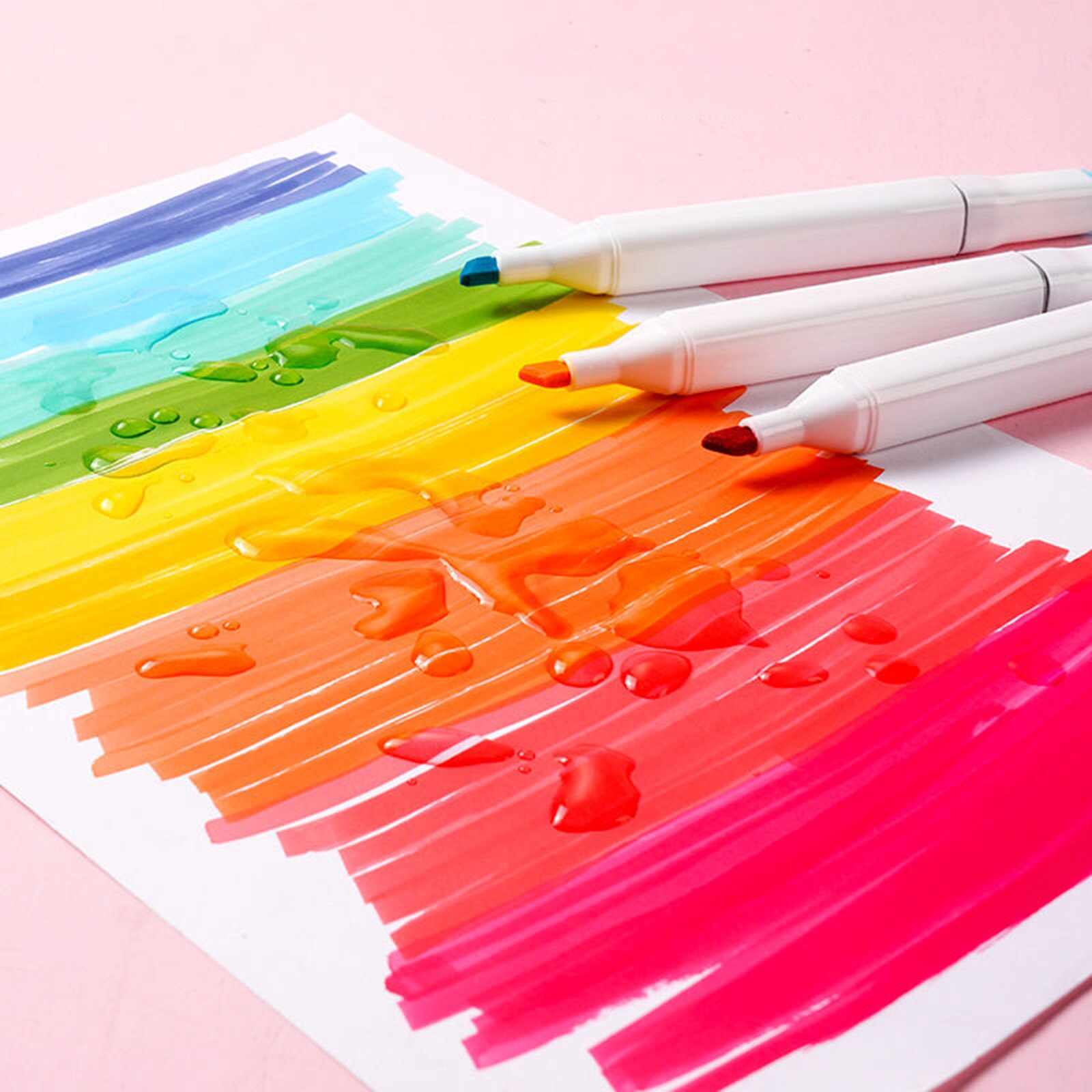 Twin Tip Marker Pen Sketch Brush Markers 15.3cm for Journaling Note Taking