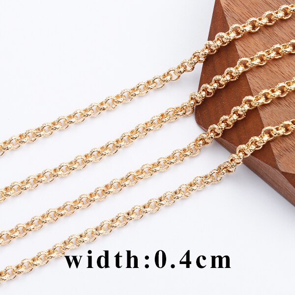 YEGUI C118,jewelry accessories,diy chain,18k gold plated,0.3 microns,rhodium plated,diy bracelet necklace,hand made,1m/lot: C11801