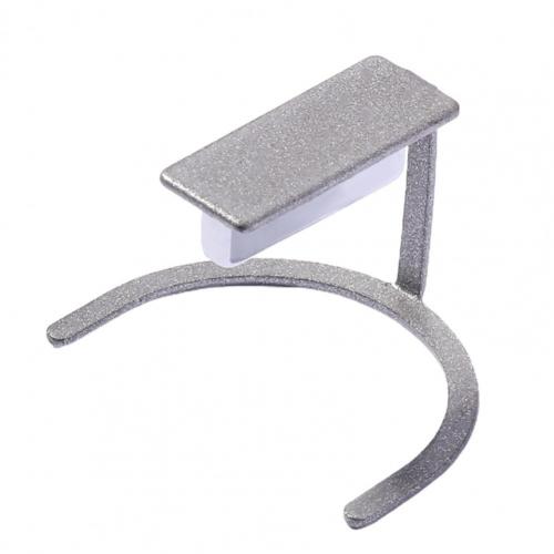 Nail Art Magneet Beugel Hoge Magnetische Compact Gratis Spin Cat Eye Gel Polish Houder Voor Vrouwen: Zilver