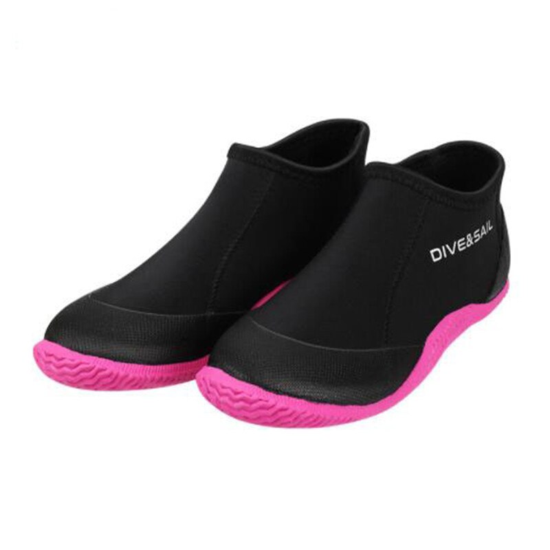 3MM neoprenowe buty do nurkowania Windsurf Kitesurf Surf buty na plażę buty do pływania podwodne wędkarstwo sprzęt do snorkelingu nurkowanie: YQ001 PK BOOTS / EU 34-35