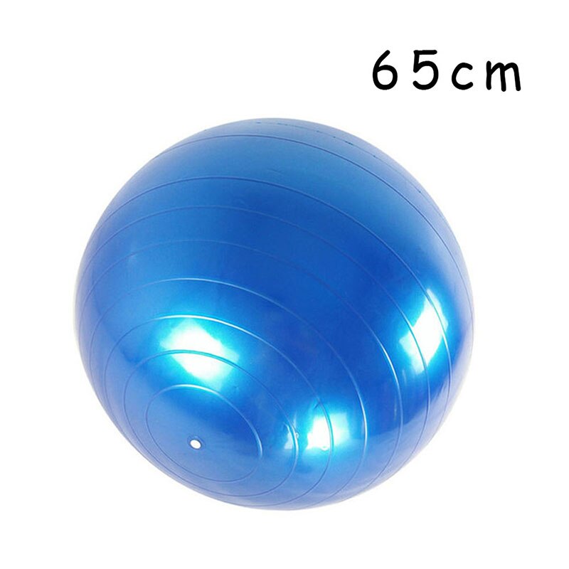 65Cm Pvc Fitness Ballen Yoga Bal Verdikte Explosieveilige Oefening Home Gym Pilates Apparatuur Balance Ball: 65cm Blue