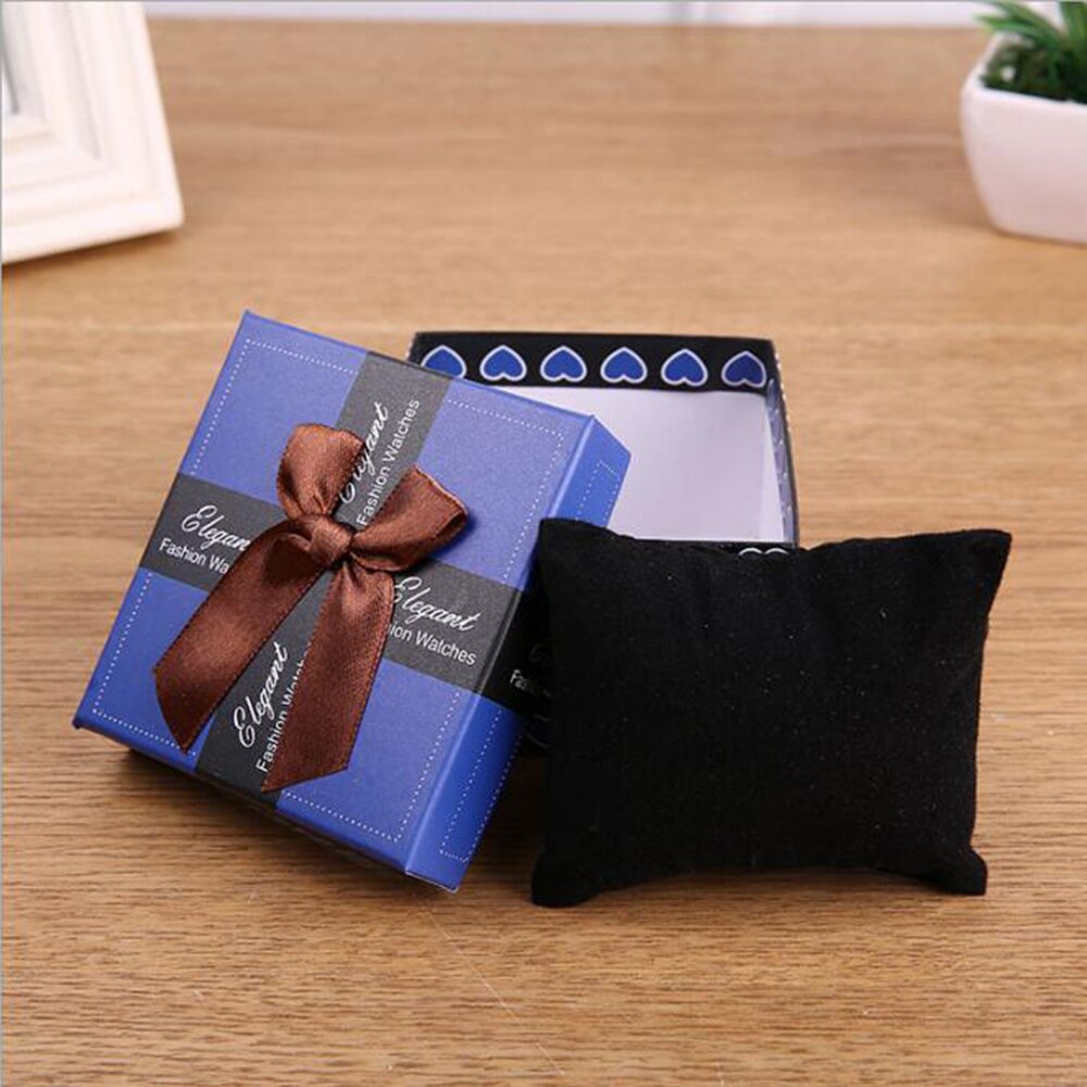 Exquisite Watch Box Jewelry Holder Display Box Case Storage Case For Bracelet Bangle Jewelry Watch Box Decor: Dark Blue