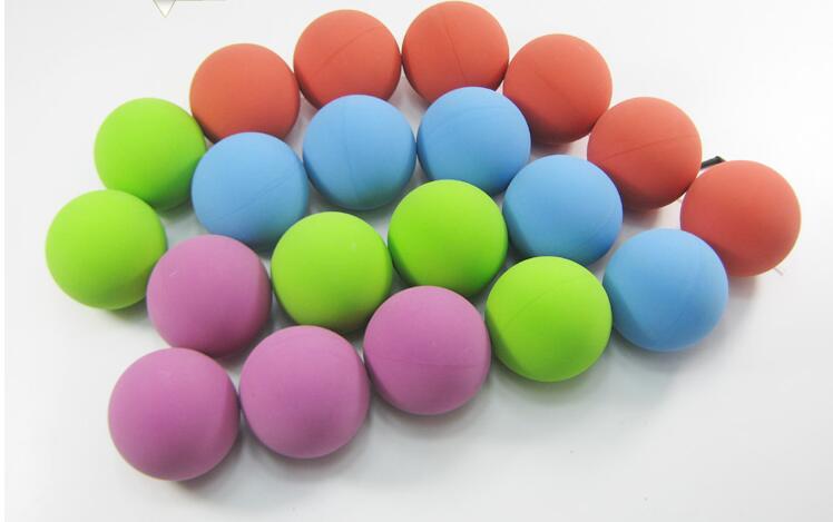 Suzakoo 1 stk squash ketcher kugle gummi hule høj elastisk pinball hoppende bold til begyndere at spille