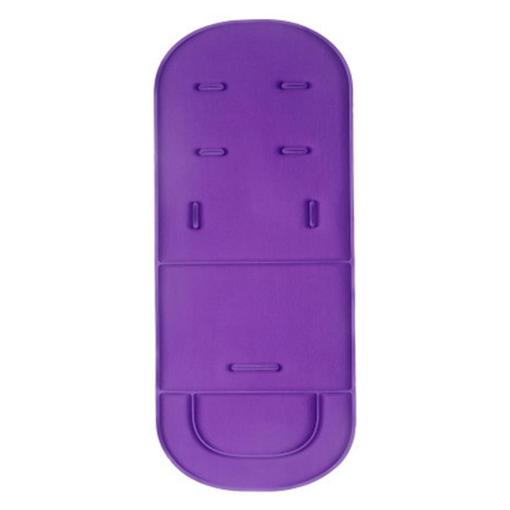 Kinderwagen Algemene Purpose Effen Kleur Zitkussen Zachte Katoen Kussen Mat Voor Kinderwagen Kinderen: Purple