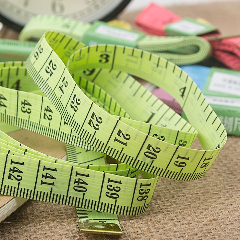 Color with sheet metal flexible rule tape measure tailor ruler measuring ruler Plastic feet