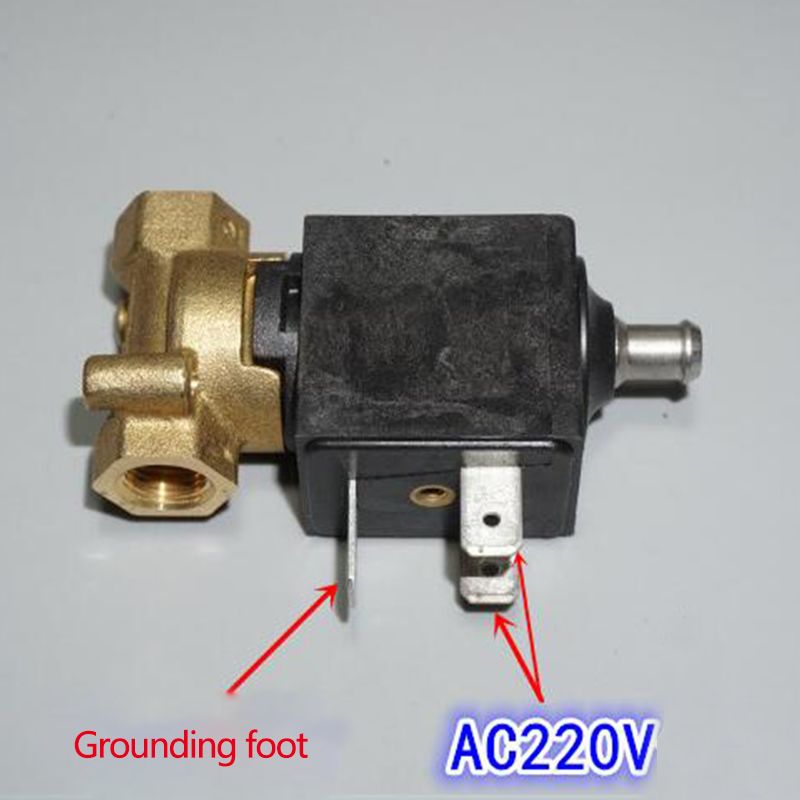 Elettrovalvola per macchina da caffè AC 220V interfaccia G1/8 solenoide di vapore ad alta temperatura e alta pressione di tipo normalmente aperto