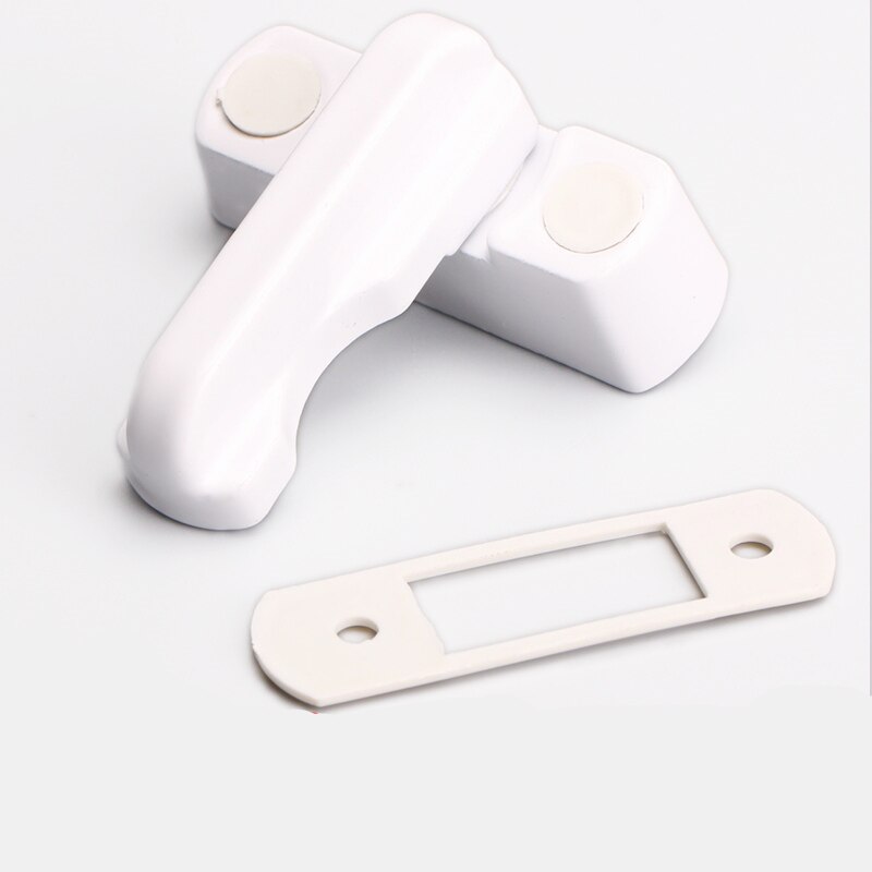 1pcs Plastic Steel Window Security Lock Buckle Anti-theft Limiter Zinc Alloy Child Safety Door and Window Lock Hardware
