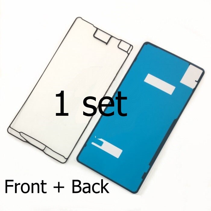 Przednia LCD i tylna pokrywa klej taśma klejąca do Sony Xperia X/X Compact/X wydajność ekran dotykowy rama wodoodporna naklejka: 1set XP Front Back